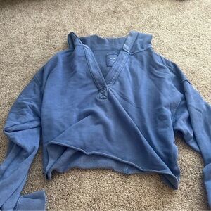 Aerie Blue Hoodie Sweatshirt